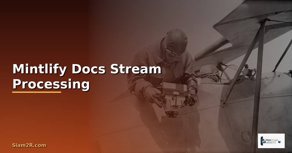 Mintlify Docs Stream Processing —