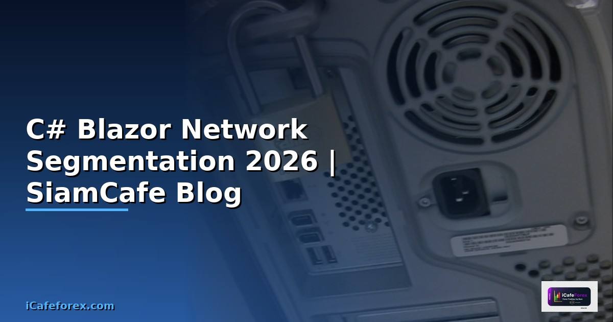 C# Blazor Network Segmentation — คู่มือฉบับสมบูรณ์ 2026
