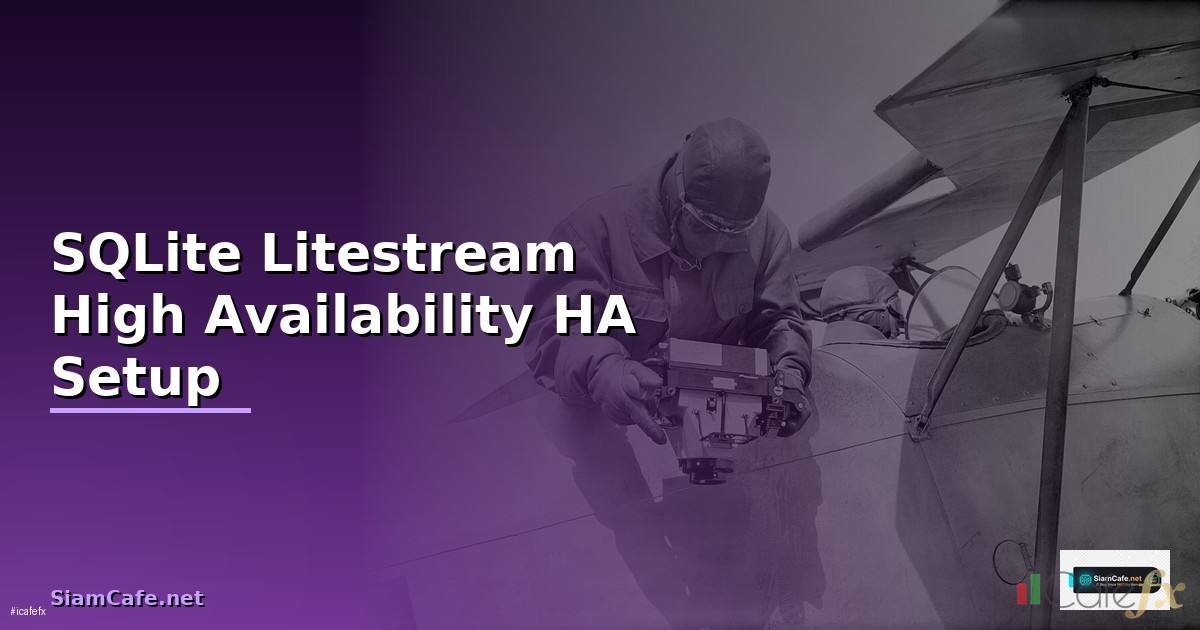 SQLite Litestream High Availability HA Setup —
