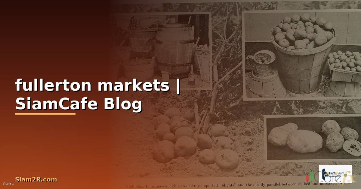 fullerton markets ดีไหม