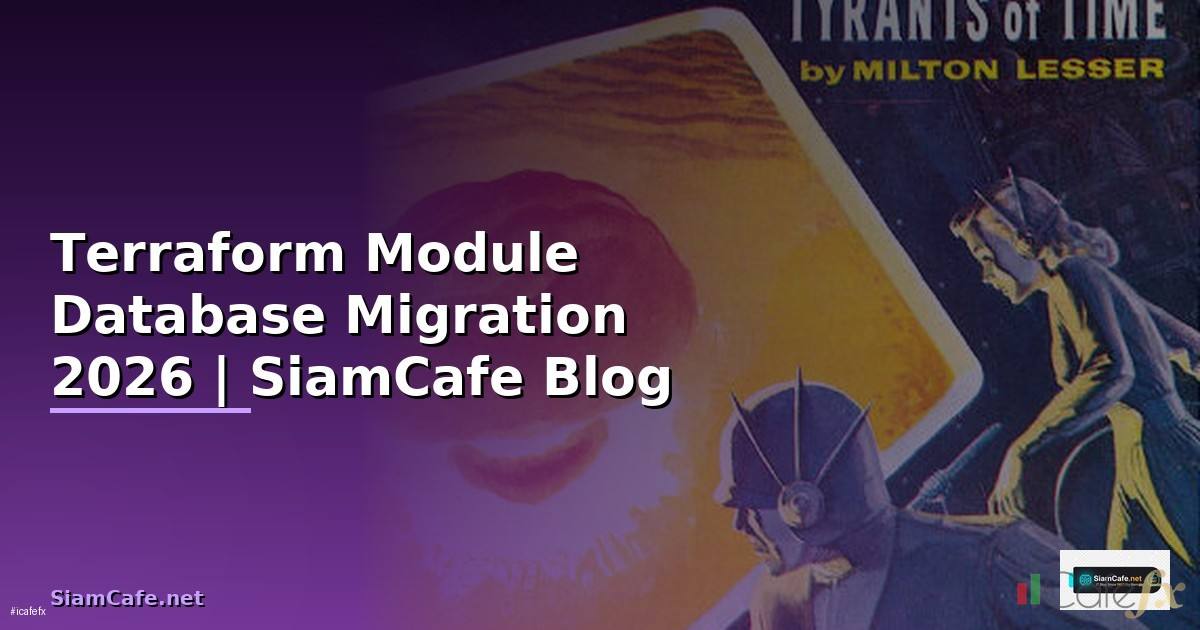 Terraform Module Database Migration