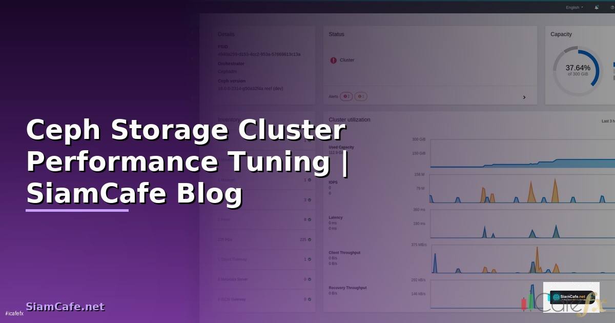 Ceph Storage Cluster Performance Tuning