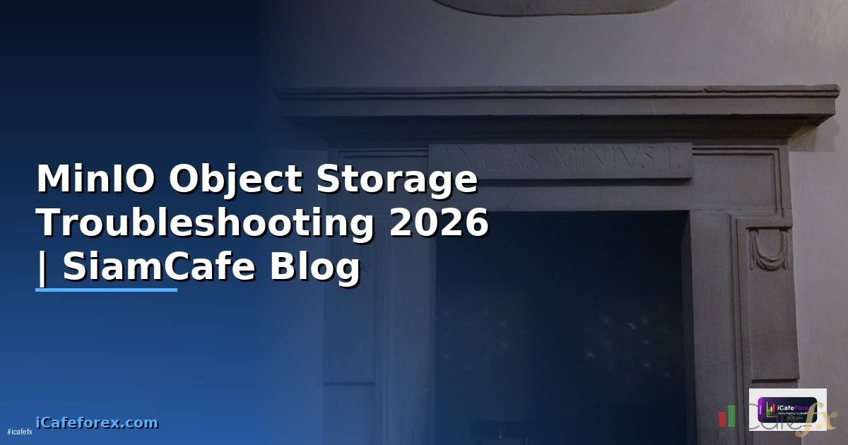 MinIO Object Storage Troubleshooting แก้ปัญหา
