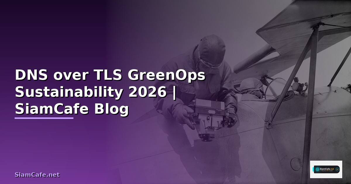 DNS over TLS GreenOps Sustainability