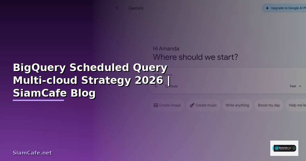 BigQuery Scheduled Query Multi-cloud Strategy