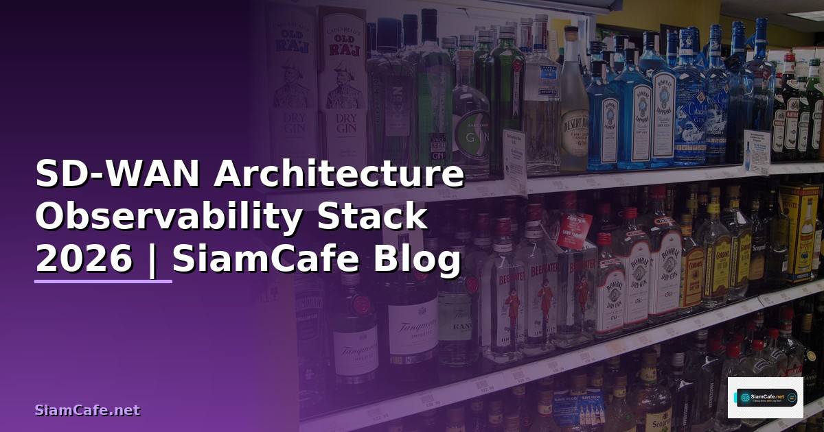 SD-WAN Architecture Observability Stack