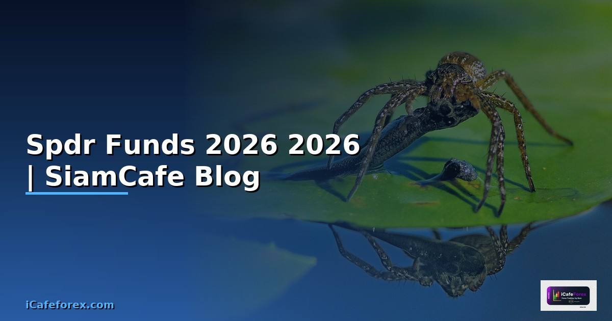 Spdr Funds — คู่มือฉบับสมบูรณ์ 2026