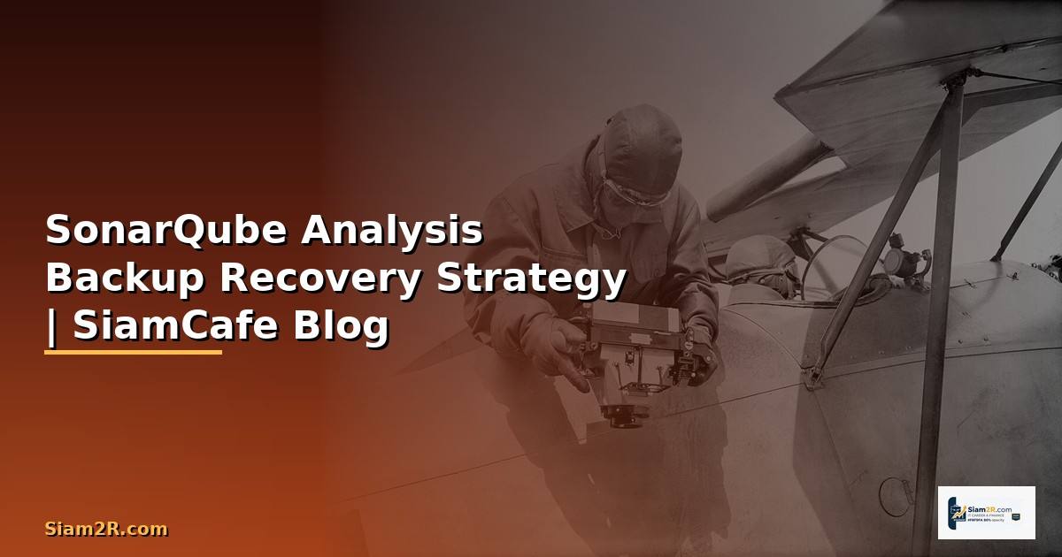 SonarQube Analysis Backup Recovery Strategy