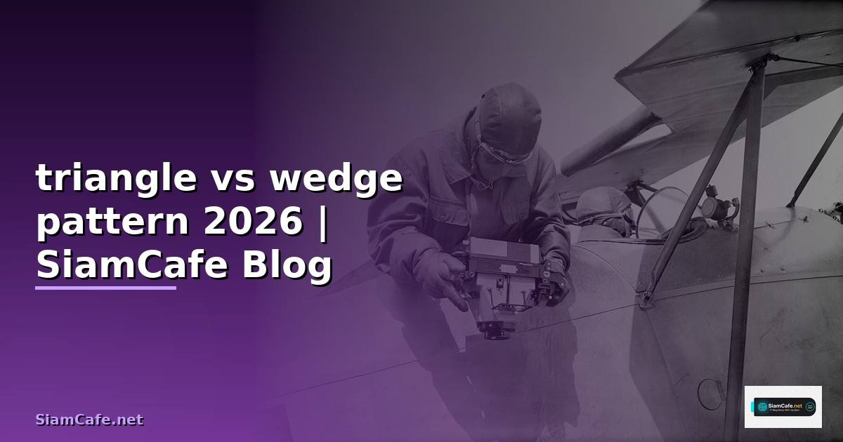 triangle vs wedge pattern