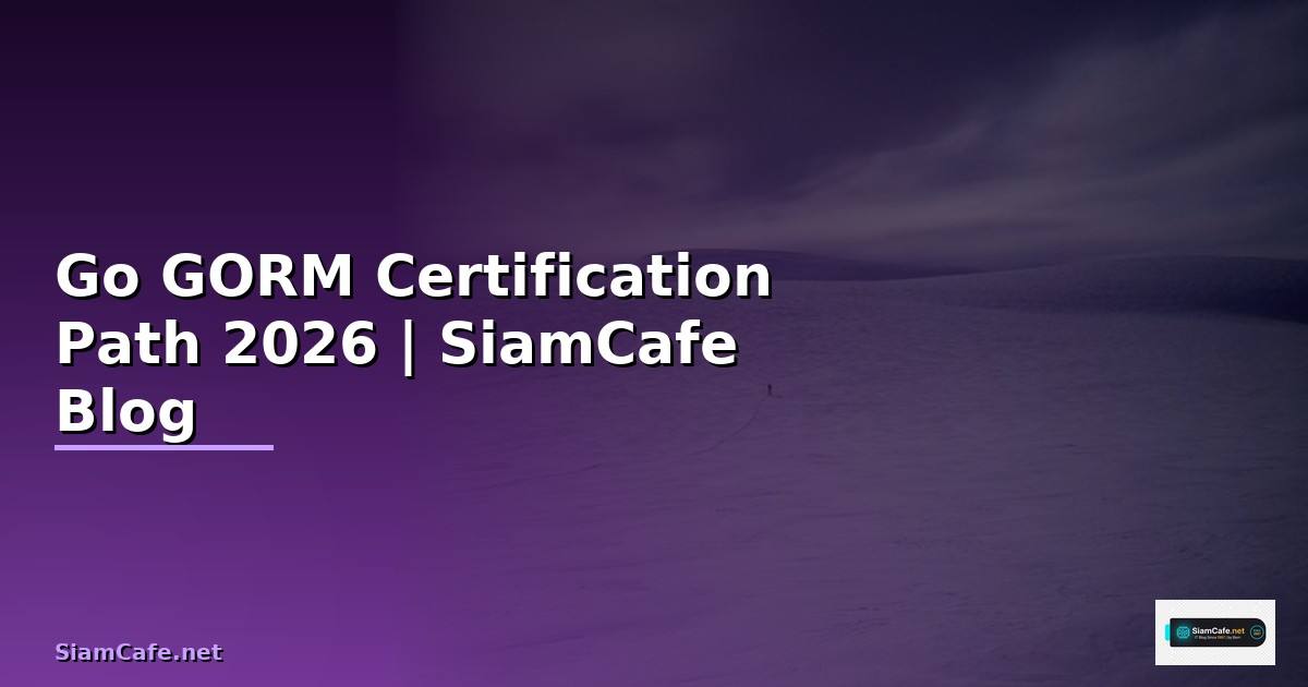 Go GORM Certification Path