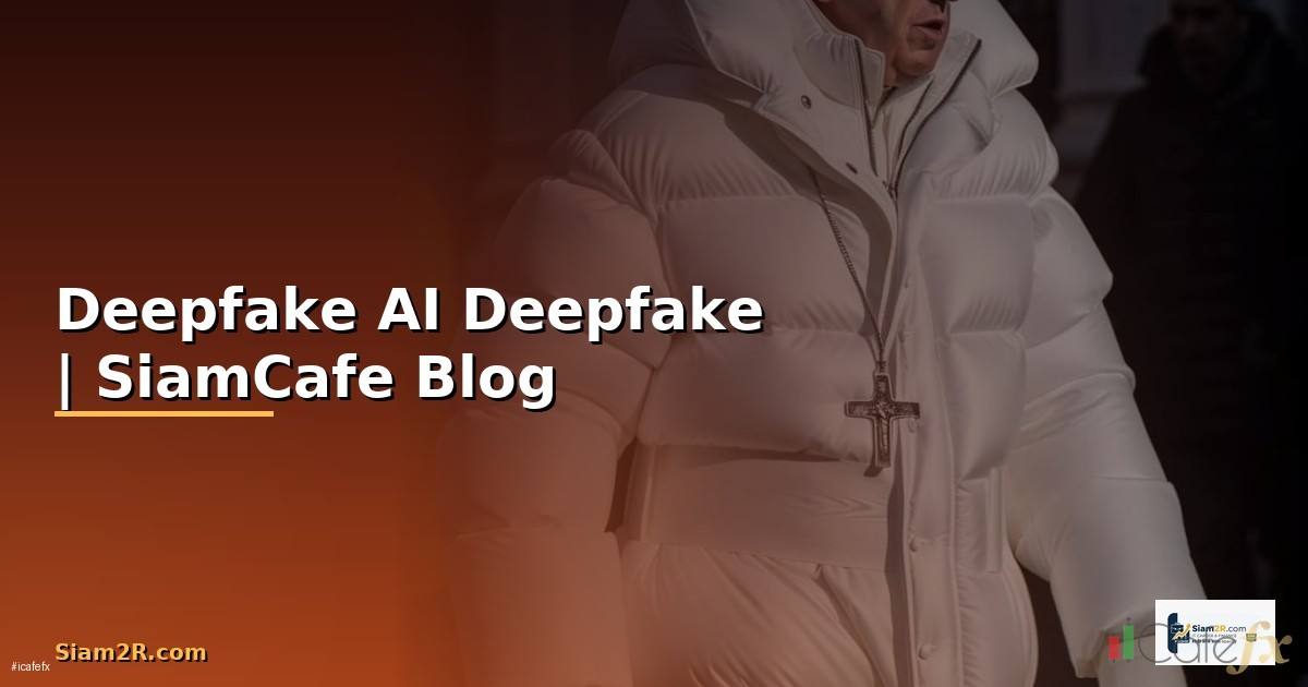 Deepfake AI คือ — เข้าใจเทคโนโลยี Deepfake