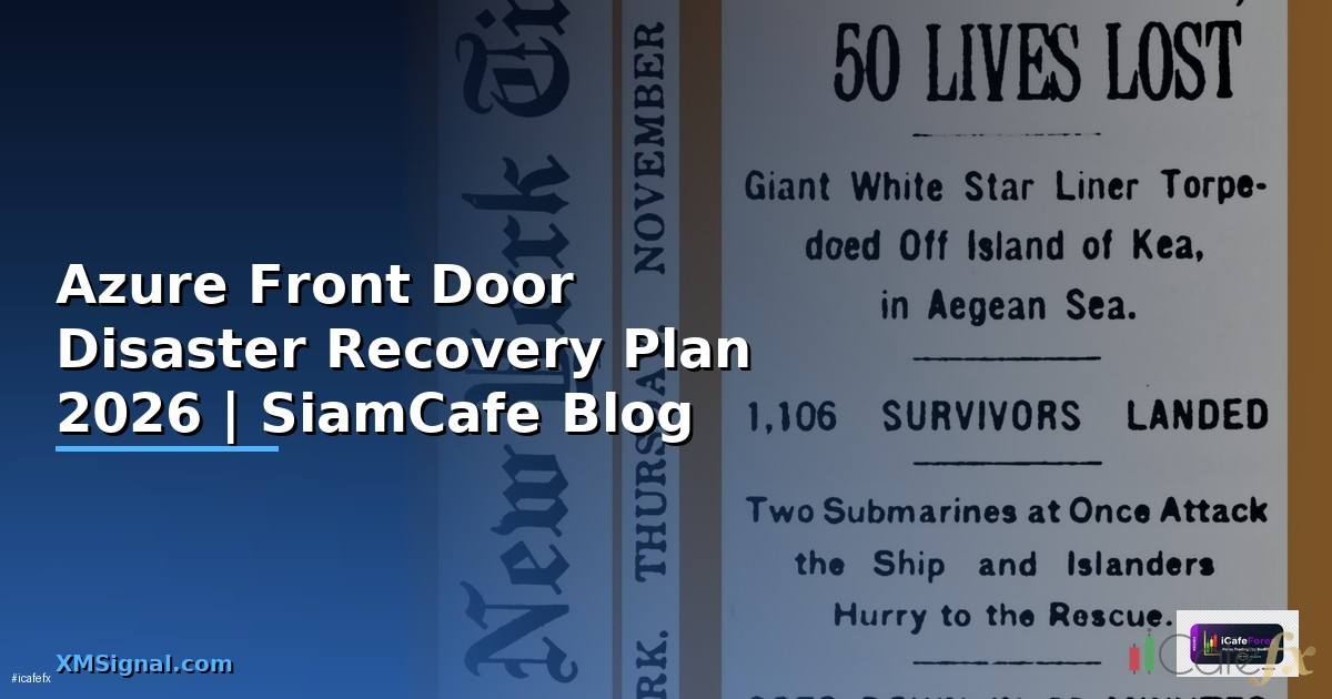 Azure Front Door Disaster Recovery Plan