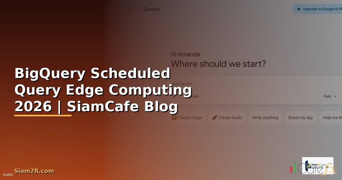 BigQuery Scheduled Query Edge Computing