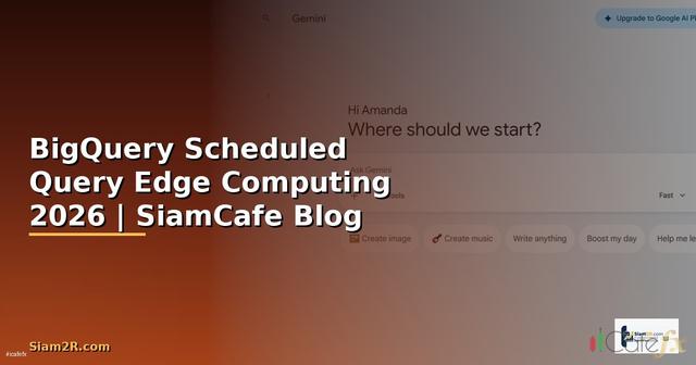 BigQuery Scheduled Query Edge Computing
