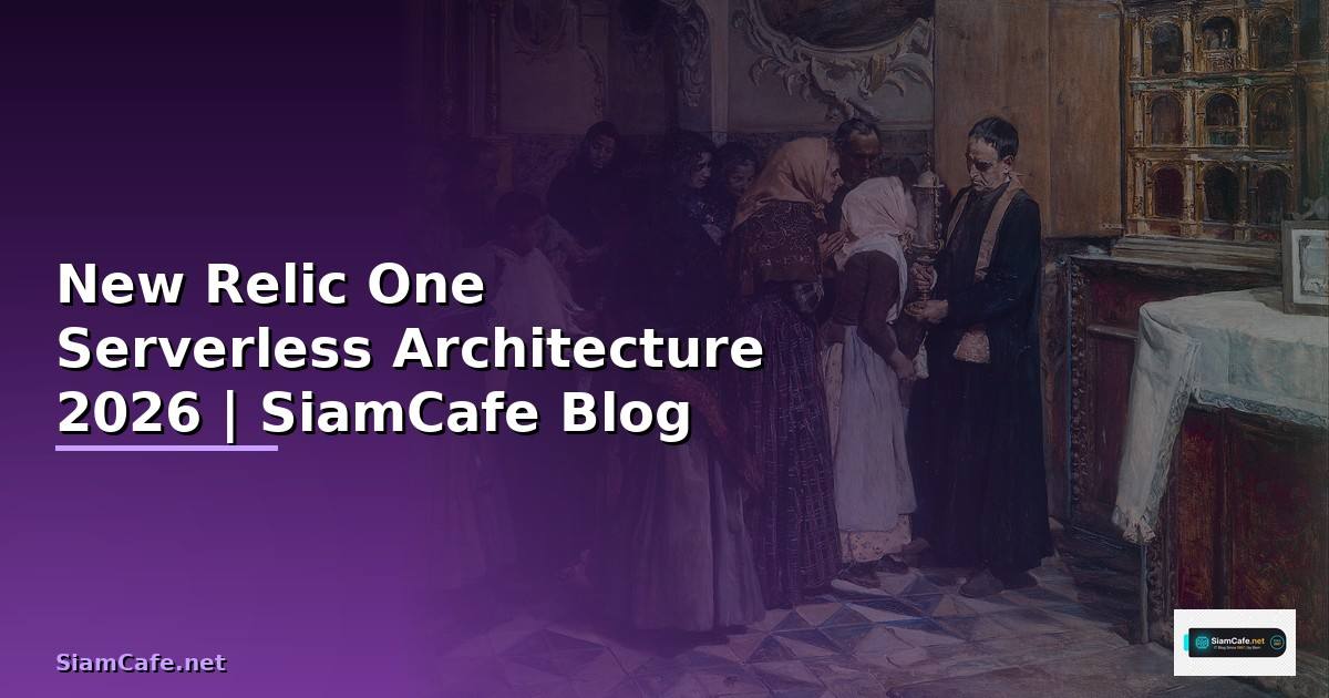 New Relic One Serverless Architecture