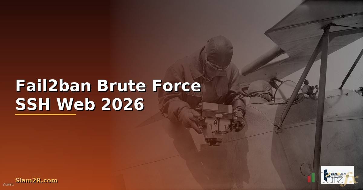 Fail2ban ป้องกัน Brute Force SSH และ Web 2026