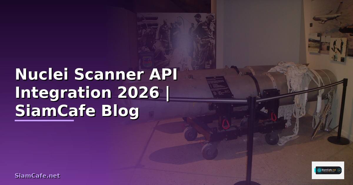 Nuclei Scanner API Integration เชื่อมต่อระบบ