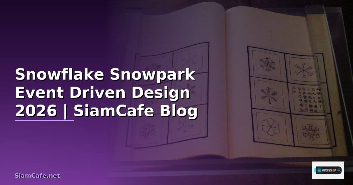 Snowflake Snowpark Event Driven Design