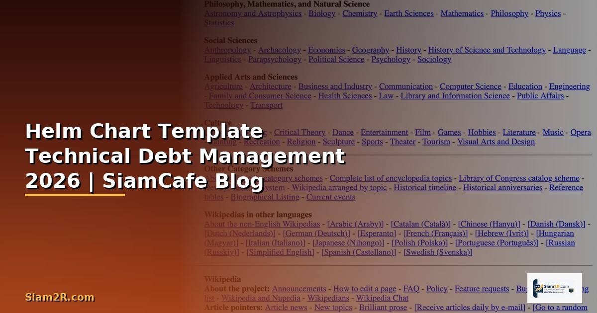 Helm Chart Template Technical Debt Management