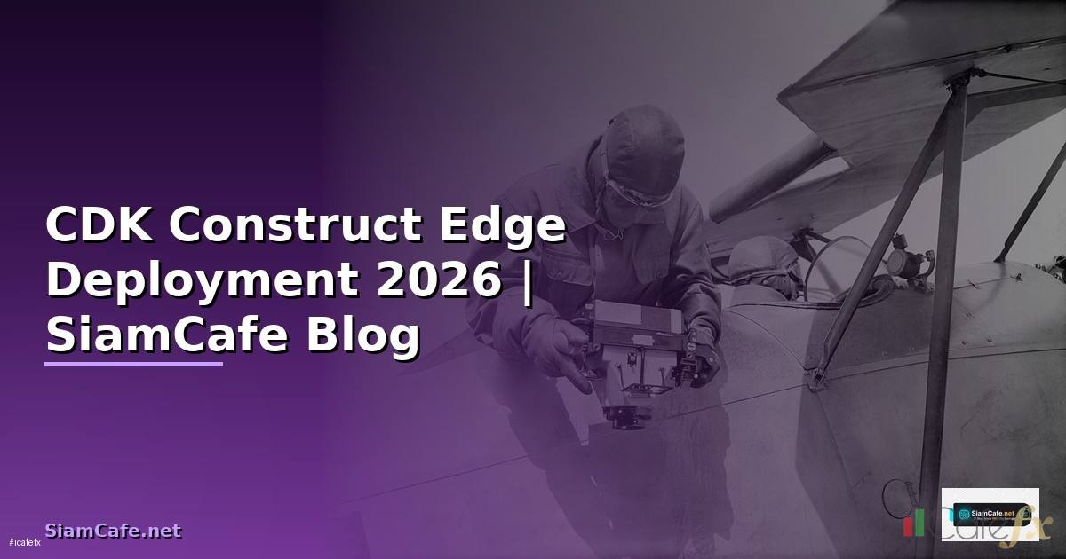 CDK Construct Edge Deployment — คู่มือฉบับสมบูรณ์ 2026