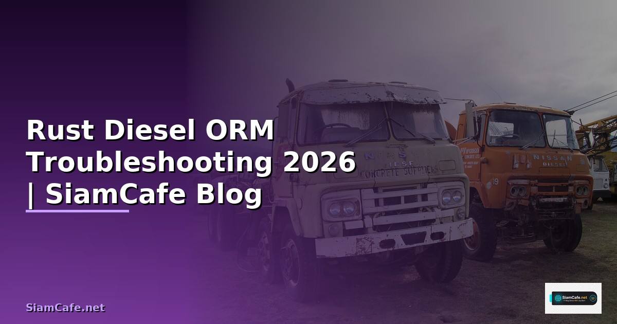 Rust Diesel ORM Troubleshooting แก้ปัญหา