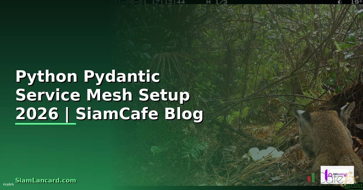 Python Pydantic Service Mesh Setup