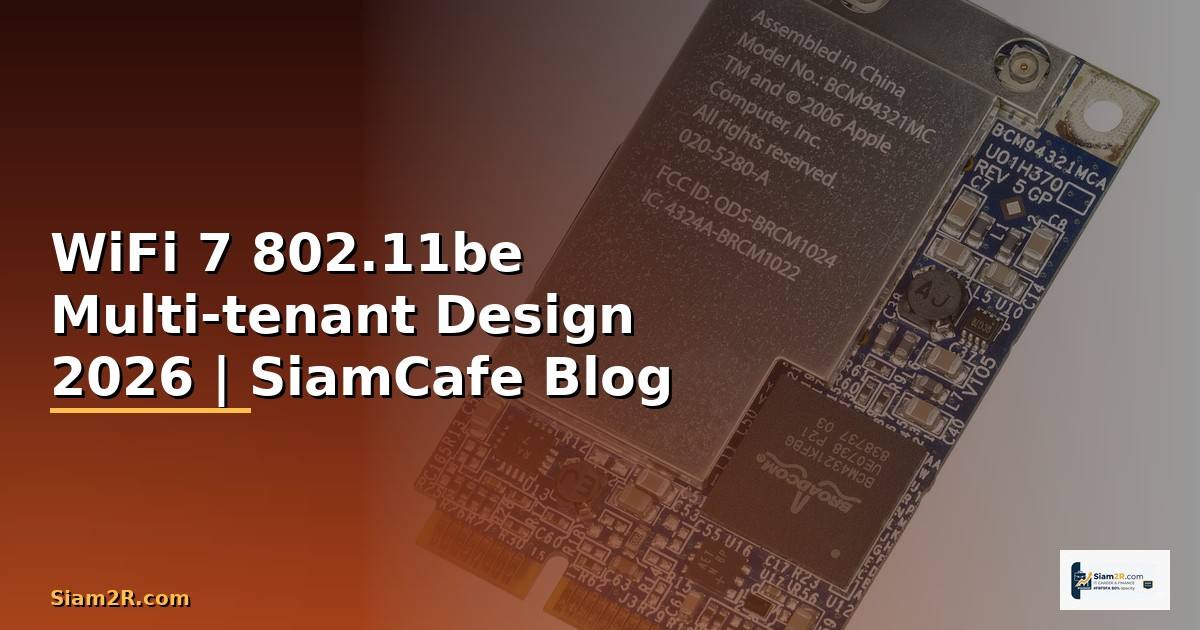 WiFi 7 802.11be Multi-tenant Design