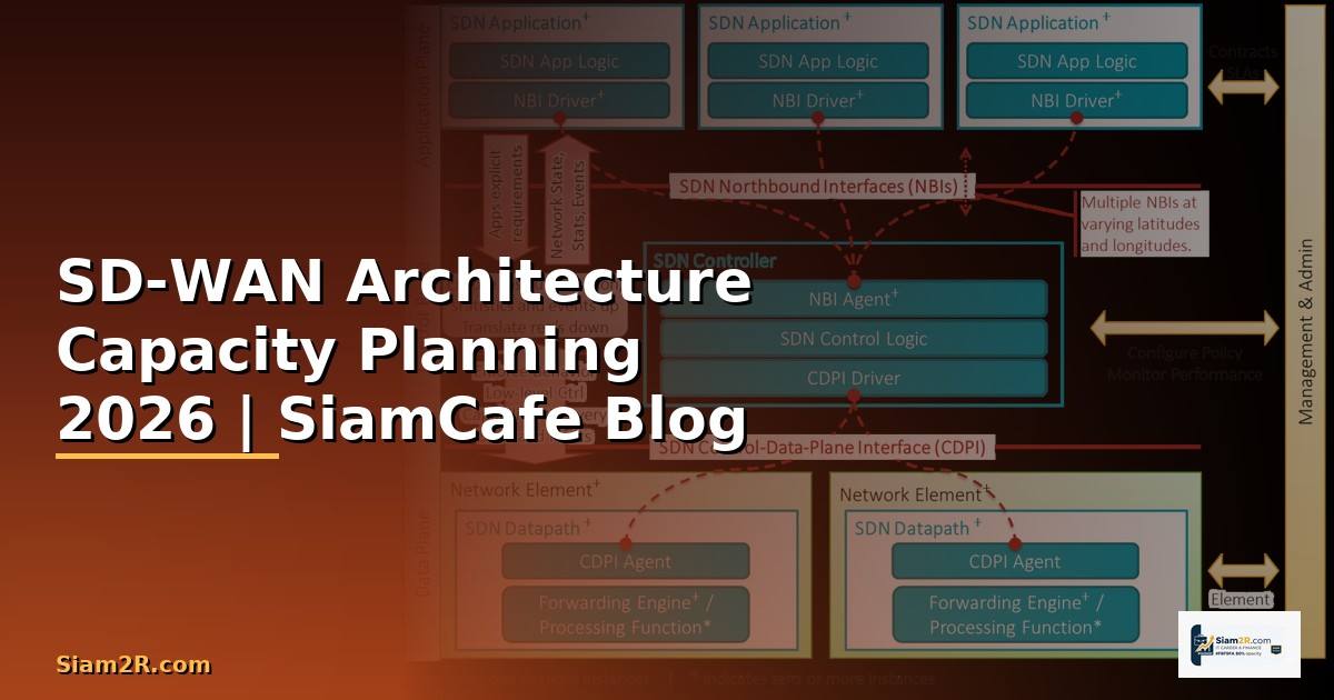SD-WAN Architecture Capacity Planning