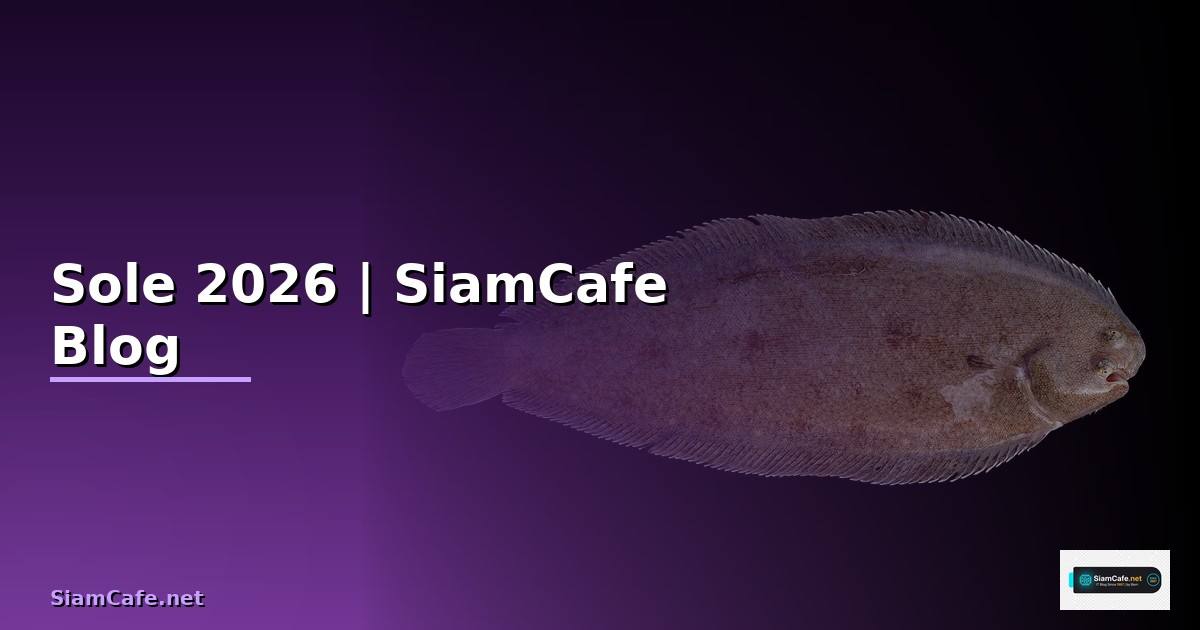 Sole แปลว่าอะไร — ทุกสิ่งที่ต้องรู้ในปี 2026
