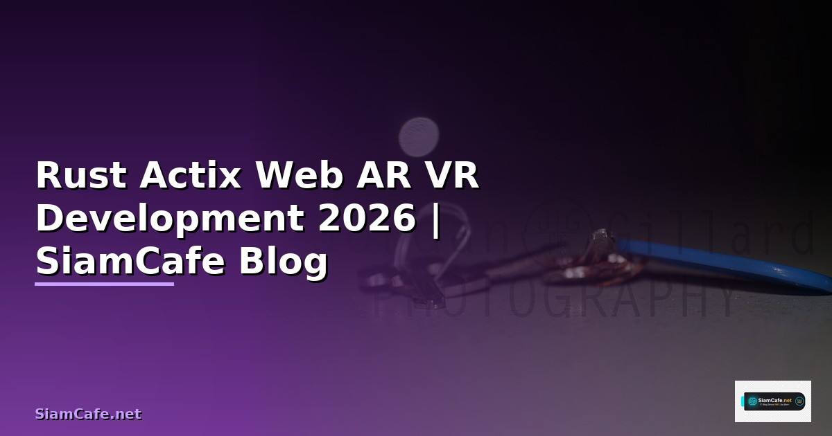 Rust Actix Web AR VR Development
