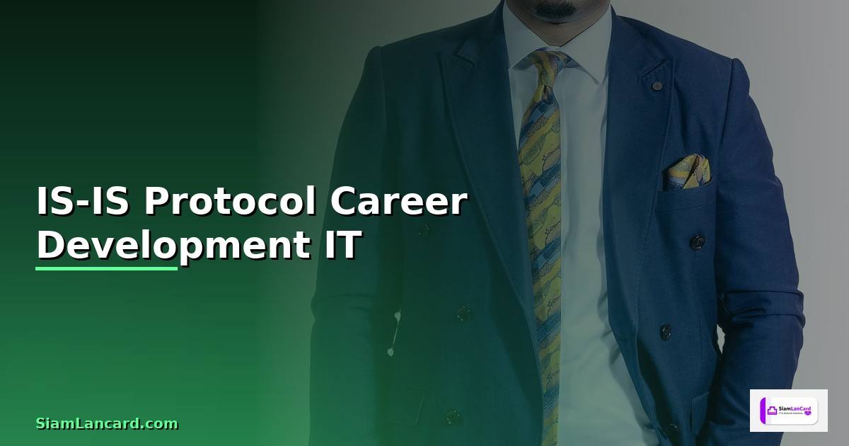 IS-IS Protocol Career Development IT —