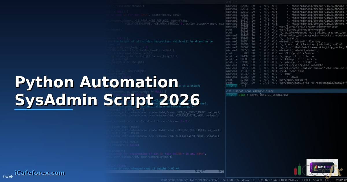 Python Automation สำหรับ SysAdmin — คู่มือเขียน