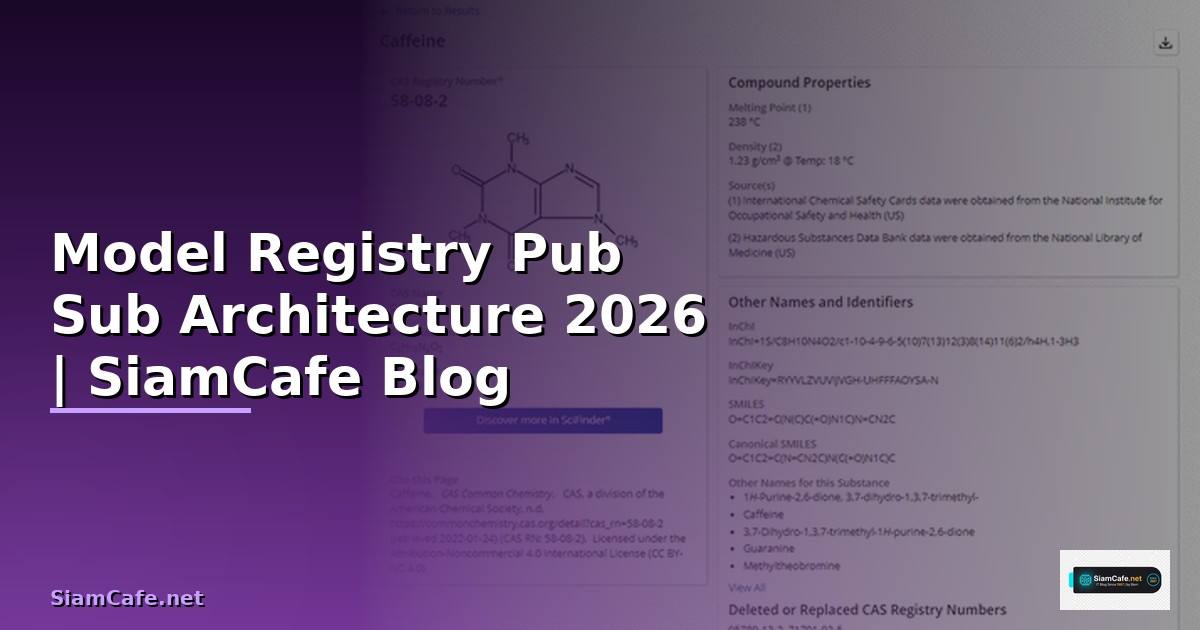 Model Registry Pub Sub Architecture