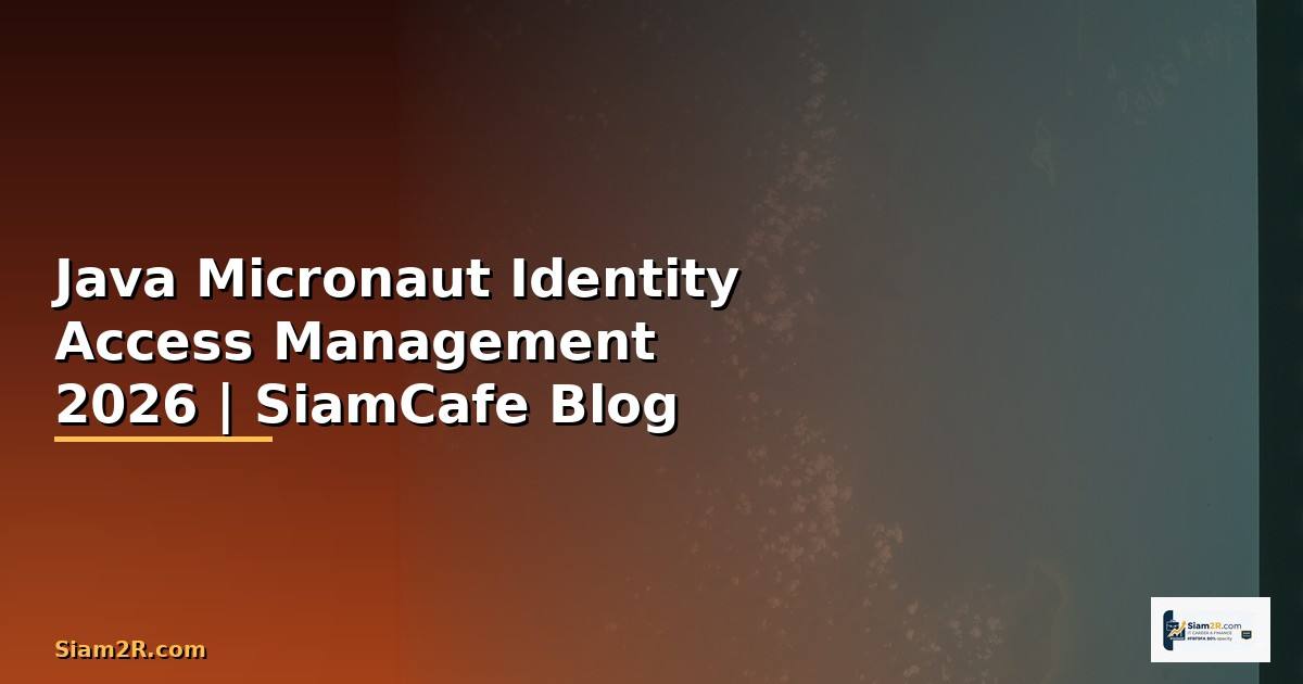 Java Micronaut Identity Access Management