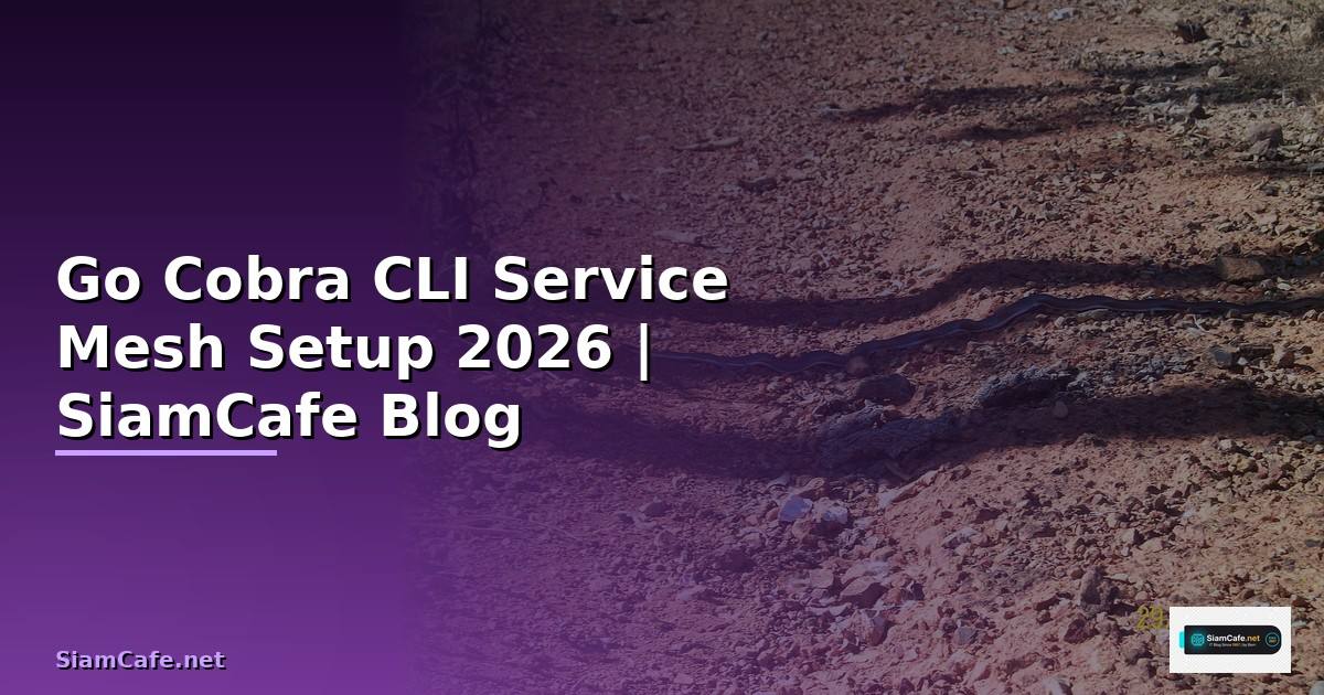 Go Cobra CLI Service Mesh Setup