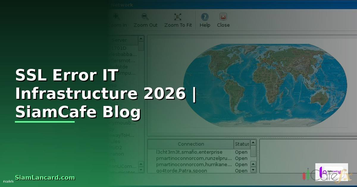 SSL Error คืออะไร — คู่มือ IT Infrastructure 2026