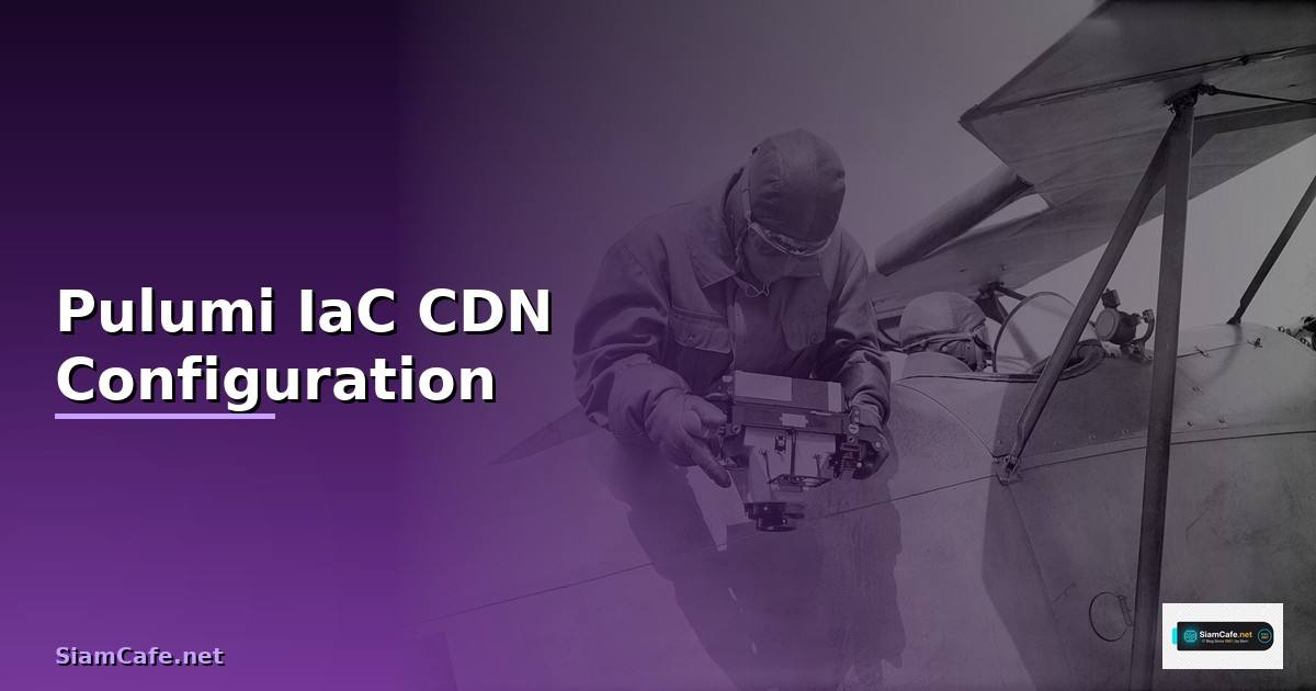 Pulumi IaC CDN Configuration —