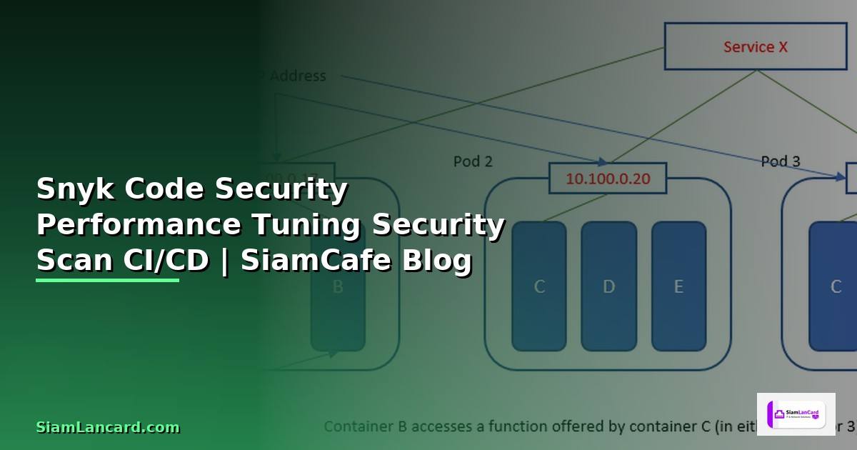 Snyk Code Security Performance Tuning เพิ่มความเร็ว  เร่ง Security Scan ใน CI/CD