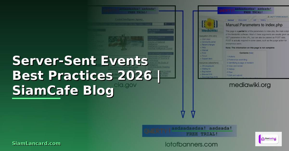 Server-Sent Events Best Practices ที่ต้องรู้