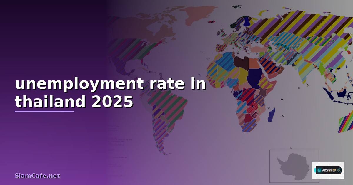 unemployment rate in thailand 2025 —