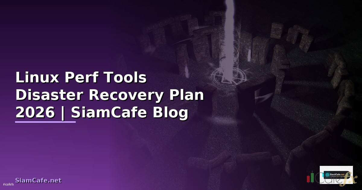 Linux Perf Tools Disaster Recovery Plan