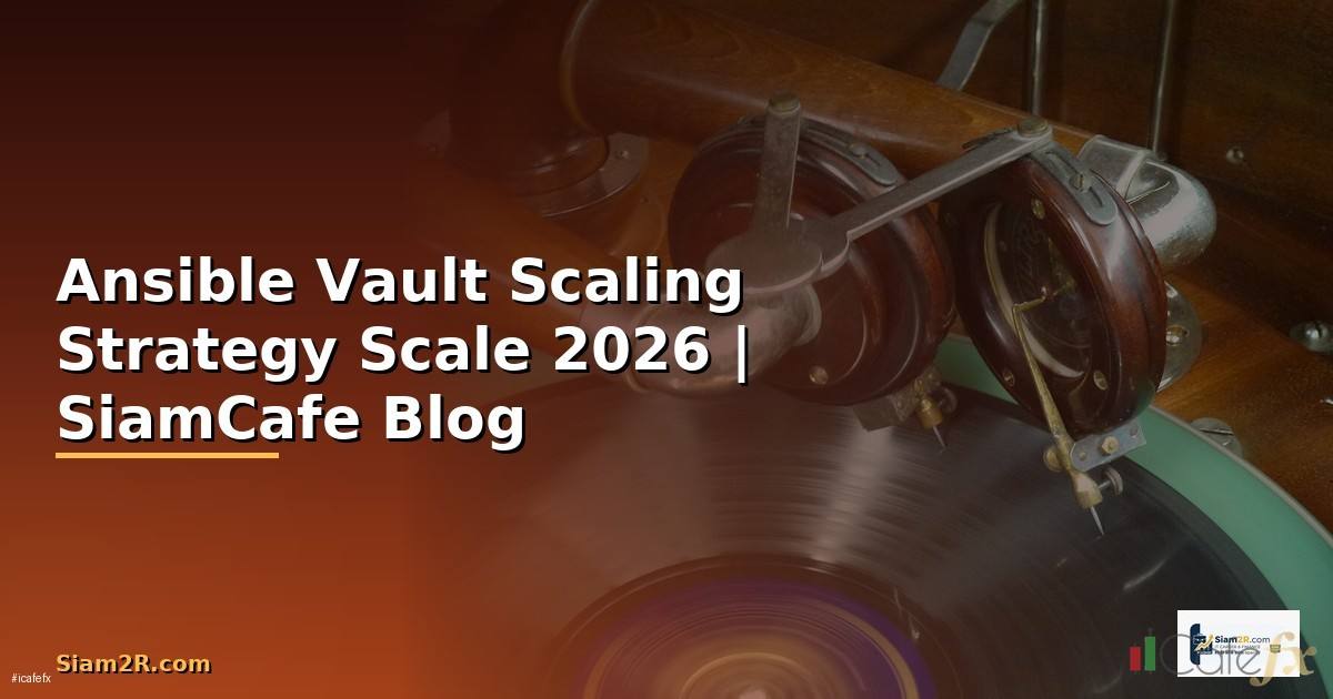 Ansible Vault Scaling Strategy วิธี Scale