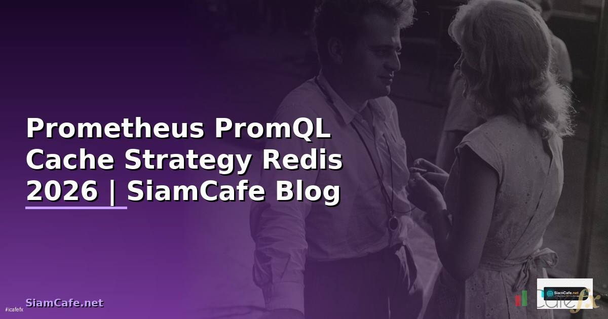 Prometheus PromQL Cache Strategy Redis — คู่มือฉบับสมบูรณ์ 2026