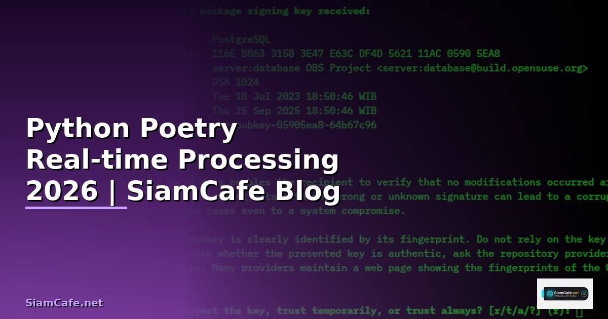 Python Poetry Real-time Processing