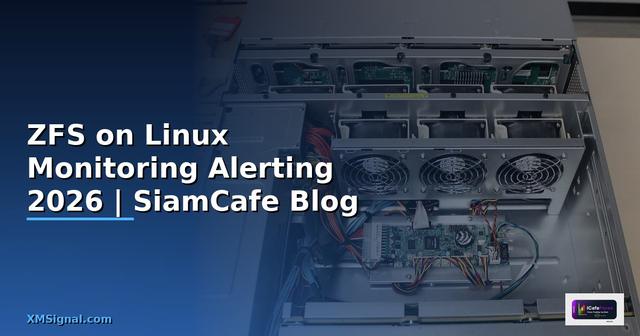 ZFS on Linux Monitoring และ Alerting