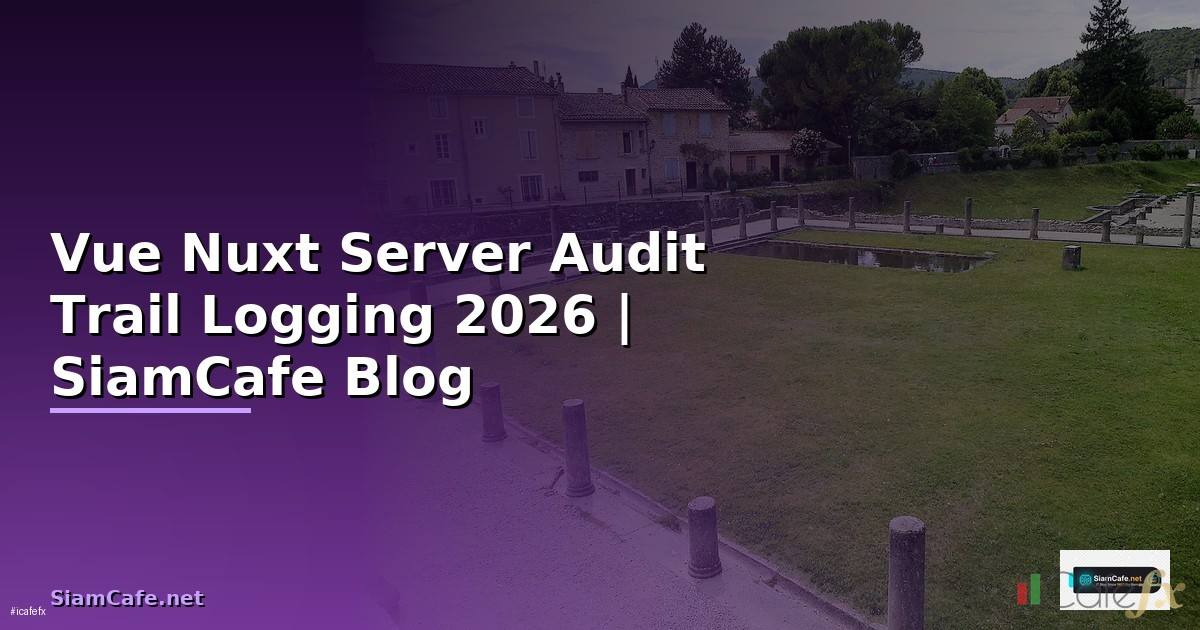 Vue Nuxt Server Audit Trail Logging