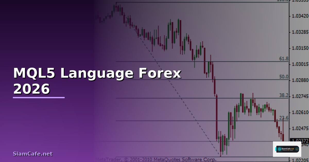 MQL5 Language — คู่มือเทรด Forex ฉบับสมบูรณ์ 2026