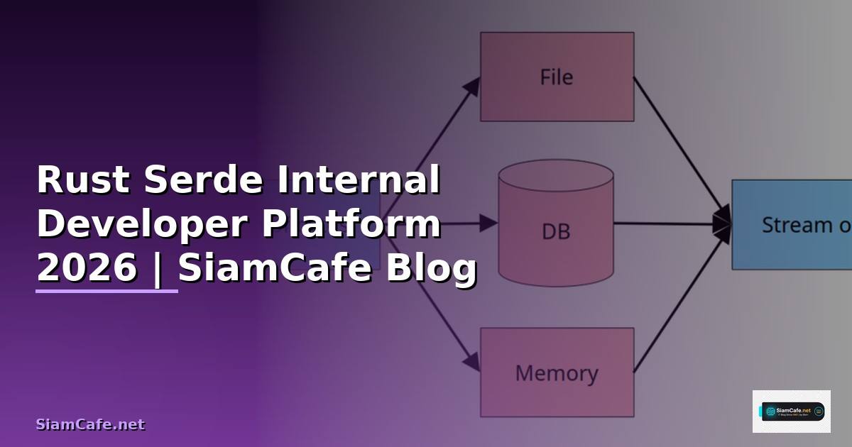 Rust Serde Internal Developer Platform