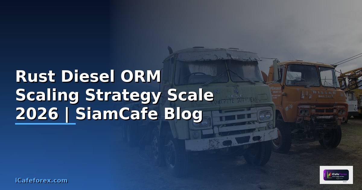Rust Diesel ORM Scaling Strategy วิธี Scale