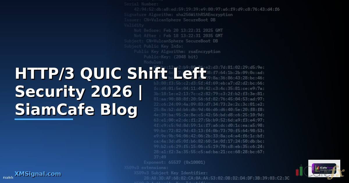 HTTP/3 QUIC Shift Left Security